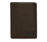 Pepe Jeans Marshal Vertical Wallet with Purse Brown 8.5 x 11.5 x 1 cm Leather, Brown, One Size, Vertical Wallet with Coin Purse