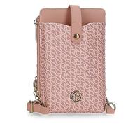 Pepe Jeans Megan Small Pink Shoulder Bag 9.5 x 16.5 cm Faux Leather, Pink, One Size, Small Crossbody Bag