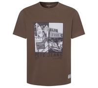 Pepe Jeans Men's Awest, T-Shirt, Brown, M