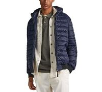 Pepe Jeans Men's Billy Puffer Jacket, Blue (Dulwich), M