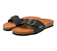 Pepe Jeans Men's Bio M Single Kansas Sandal, Black (Black), 10 UK