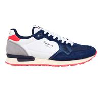 Pepe Jeans Men's BRIT Camp M Sneak, Blue(Navy), 8 UK