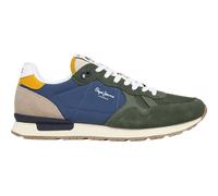 Pepe Jeans Men's BRIT Camp M Sneak, Green(Olivine Green), 9 UK