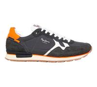 Pepe Jeans Men's BRIT Fly M Sneak, Black(Washed Black), 9 UK