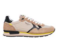 Pepe Jeans Men's BRIT Fly M Sneak, Brown Dark Stone Beige, 10 UK