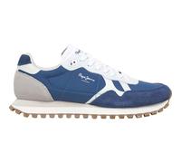 Pepe Jeans Men's BRIT-ON Master M Sneak, Blue(Marine Blue), 10 UK