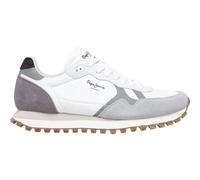 Pepe Jeans Men's BRIT-ON Master M Sneak, White(White), 8 UK