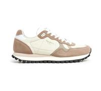 Pepe Jeans Men's Brit-On Print M Sneaker, Brown (Stone Beige), 11 UK