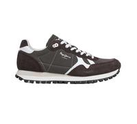 Pepe Jeans Men's Brit-On Prints M Sneaker, Brown Dark Brown, 9 UK