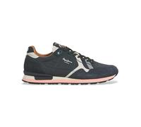 Pepe Jeans Men's BRIT Prints M Sneak, Black, 7 UK