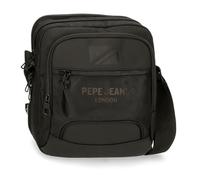 Pepe Jeans Men's Bromley Luggage Messenger Bag, black, standard size, Large shoulder bag
