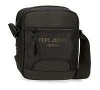 Pepe Jeans Men's Bromley Luggage Messenger Bag, black, standard size, shoulder bag