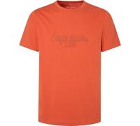Pepe Jeans Men's Chris T-Shirt, Orange (Burnt Orange), XL