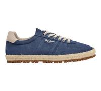 Pepe Jeans Men's Drenan Sporty Sneaker, Blue (Washed Navy Blue), 11