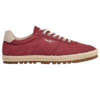 Pepe Jeans Men's Drenan Sporty Sneaker, Red (Ruby Wine Red), 9
