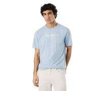Pepe Jeans Men's EGGO N T-Shirt, Blue(SOHO Blue), XXL
