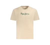 Pepe Jeans Men's Eggo N T-Shirt, Brown (Light Beige), XL