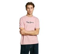 Pepe Jeans Men's EGGO N T-Shirt, Pink(Pink), XXL