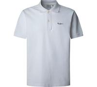 Pepe Jeans Mens Essential Contrast Logo Polo, White, XL UK