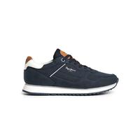 Pepe Jeans - Mens Faux Leather Low Sneakers - London Street M Navy