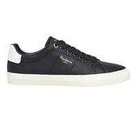 Pepe Jeans Men's Kenton Fresh M Sneak, Black, 6 UK