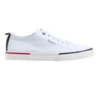 Pepe Jeans Kenton Smart Shoes White Dark Blue Red - 44