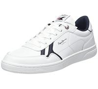 Pepe Jeans Men's KORE Britt M Sneaker, 800WHITE, 11 UK
