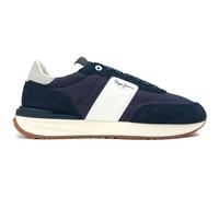 Pepe Jeans Mens London Buster Tape Trainers - Blue Cotton - Size UK 10