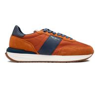 Pepe Jeans Mens London Buster Trainers - Orange Suede - Size UK 10