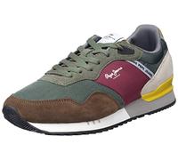 Pepe Jeans Men's London One Basic M Trainers, 765khaki Green, 7 UK