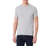Pepe Jeans Men's M Basic Logo Stretch T-Shirt, Grey(Marl Grey), M