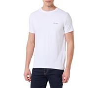 Pepe Jeans Men's M Basic Logo Stretch T-Shirt, White(White), S