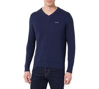 Pepe Jeans Men's M Basic V Sweater Knitwear, Blue(Navy), S