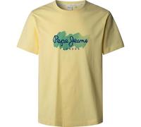 Pepe Jeans Men's Milton TEE T-Shirt, Yellow(Shine Yellow), XL