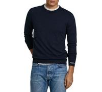 Pepe Jeans Men's New Andre Crew Neck, Knitwear, Blue, XS