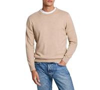 Pepe Jeans Men's New Andre Crew Neck, Knitwear, Brown, S