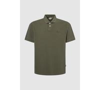 Pepe Jeans Men's New Oliver Garment Dyed Small Logo Short Sleeve Polo Shirt Khaki | Size: Large Pepe Jeans Khaki L