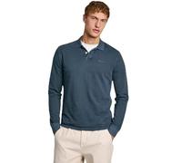 Pepe Jeans Men's New Oliver Gd Ls Polo, Blue (Dulwich Blue), XXL