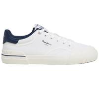 Pepe Jeans Men's Nolan Basic M Sneak, White (White), 8 UK