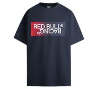 Red Bull Racing X Pepe Jeans Men's Ombre Logo TEE T-Shirt, Blue(Dulwich Blue), XL