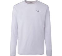 Pepe Jeans Mens Original Basic 2 Long N T-Shirt, White (White), S UK
