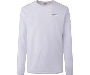 Pepe Jeans Men's Original Basic 2 Long N T-Shirt White XS