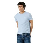 Pepe Jeans Men's Original Basic 3N T-Shirt, Blue(SOHO Blue), XL