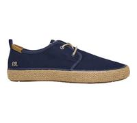 Pepe Jeans for man. PMS10332 Port Tourists navy leather trainers (42), Flat, Suede, Laces, Casual