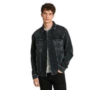 Pepe Jeans Men's Relaxed Jacket PM402972, Black (Denim-XH7), S
