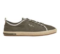 Pepe Jeans Men's Samoa Smart Sneaker, Green (Khaki Green), 9