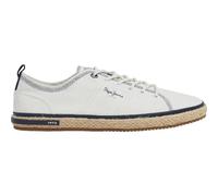 Pepe Jeans Men's Samoa Smart Sneaker, White (White), 7