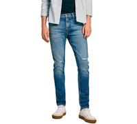 Pepe Jeans Men's Skinny Jeans Ripped, Jeans, Blue, 29W/32L