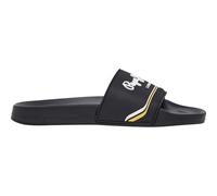 Pepe Jeans Men's SLIDER ORIGIN M Shoes, Black(BLACK), 8 UK