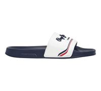 Pepe Jeans Men's SLIDER ORIGIN M Shoes, White(WHITE), 8 UK